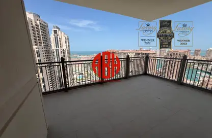 Apartment - 3 Bedrooms - 4 Bathrooms for rent in Abraj Bay - Abraj Quartiers - The Pearl Island - Doha