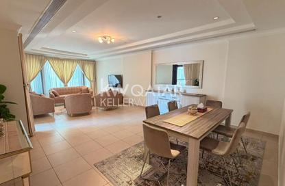 Apartment - 2 Bedrooms - 2 Bathrooms for rent in Tower 24 - Porto Arabia - The Pearl Island - Doha Apartment - 2 Bedrooms - 2 Bathrooms for rent in Tower 24 - Porto Arabia - The Pearl Island - Doha