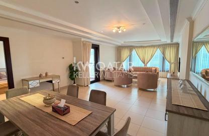 Apartment - 2 Bedrooms - 2 Bathrooms for rent in Tower 24 - Porto Arabia - The Pearl Island - Doha Apartment - 2 Bedrooms - 2 Bathrooms for rent in Tower 24 - Porto Arabia - The Pearl Island - Doha