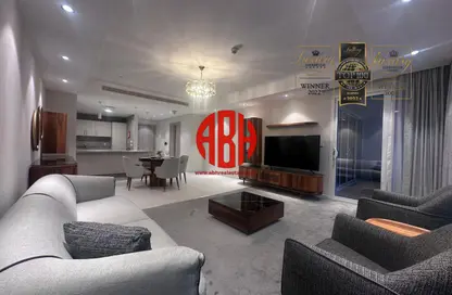 Apartment - 1 Bedroom - 1 Bathroom for rent in Lusail Marina Heights - Marina District - Lusail