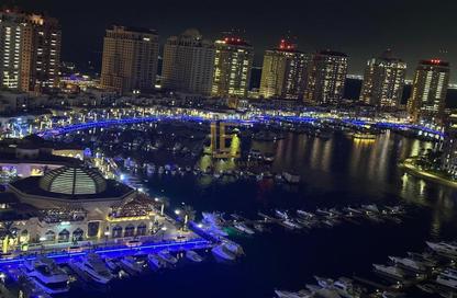 Apartment - 1 Bedroom - 2 Bathrooms for rent in East Porto Drive - Porto Arabia - The Pearl Island - Doha