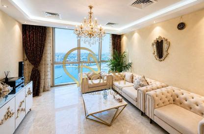 Apartment - 2 Bedrooms - 4 Bathrooms for rent in Zig Zag Tower B - Zig Zag Towers - West Bay - Doha