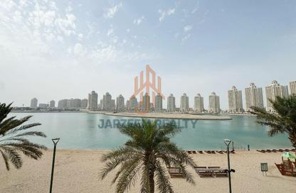 Apartment - 2 Bedrooms - 2 Bathrooms for rent in Viva West - Viva Bahriyah - The Pearl Island - Doha