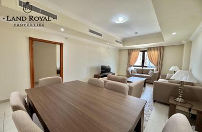 Apartment - 1 - 2 for rent in East Porto Drive - Porto Arabia - The Pearl Island - Doha