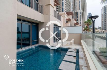 Villa - 5 Bedrooms - 6 Bathrooms for rent in Abraj Bay - Abraj Quartiers - The Pearl Island - Doha