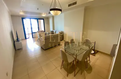 Apartment - 1 Bedroom - 2 Bathrooms for rent in East Porto Drive - Porto Arabia - The Pearl Island - Doha