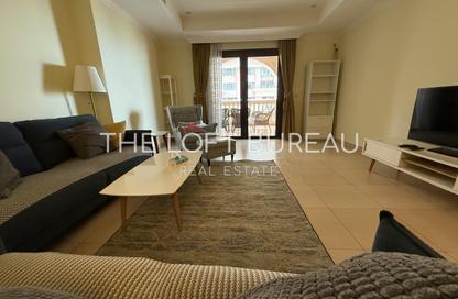 Apartment - 1 Bedroom - 2 Bathrooms for rent in Tower 5 - Porto Arabia - The Pearl Island - Doha