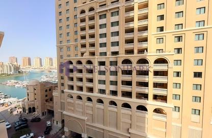 Apartment - 1 Bedroom - 2 Bathrooms for rent in East Porto Drive - Porto Arabia - The Pearl Island - Doha