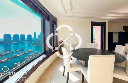 Apartment - 1 Bedroom - 2 Bathrooms for rent in West Porto Drive - Porto Arabia - The Pearl Island - Doha