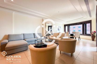 Apartment - 1 Bedroom - 2 Bathrooms for rent in West Porto Drive - Porto Arabia - The Pearl Island - Doha