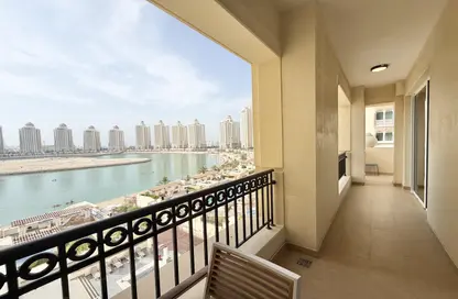 Apartment - 1 Bedroom - 2 Bathrooms for rent in Viva West - Viva Bahriyah - The Pearl Island - Doha