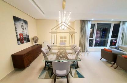 Apartment - 2 Bedrooms - 4 Bathrooms for rent in Lusail Marina Heights - Marina District - Lusail