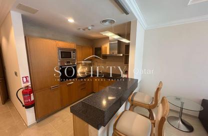 Apartment - Studio - 1 Bathroom for rent in Viva East - Viva Bahriyah - The Pearl Island - Doha