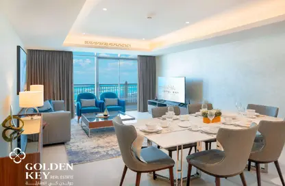 Apartment - 2 Bedrooms - 3 Bathrooms for rent in Abraj Bay - Abraj Quartiers - The Pearl Island - Doha