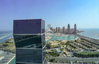 Apartment - 1 Bedroom - 2 Bathrooms for rent in Zig Zag Towers - West Bay - Doha