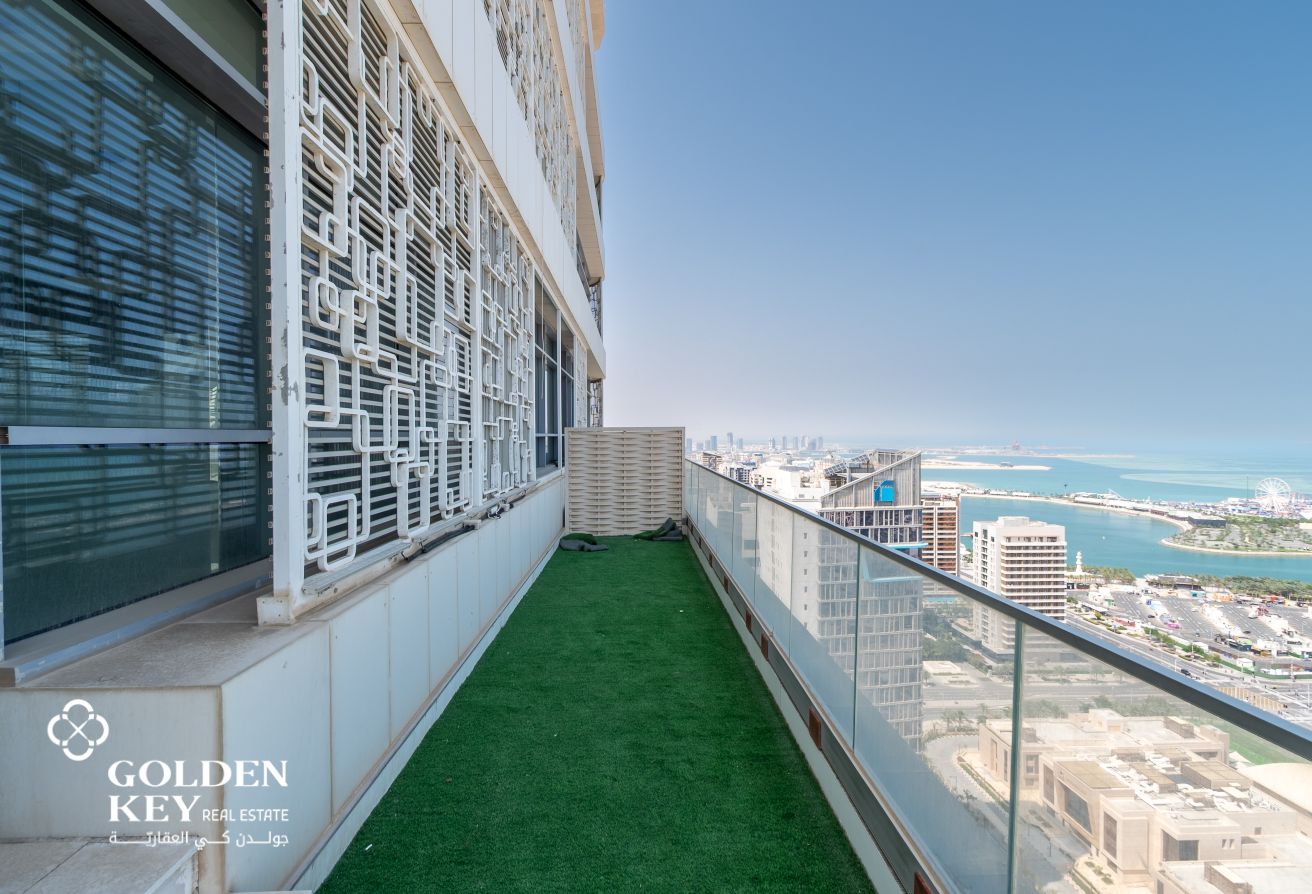 Fitted Office | High Floor | Sea View Balcony