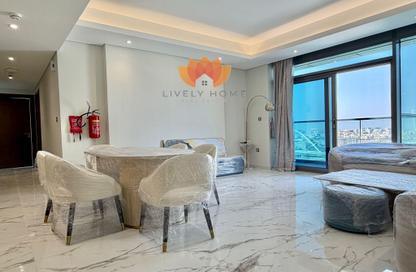 Apartment - 2 Bedrooms - 3 Bathrooms for rent in Marina Tower 02 - Marina District - Lusail