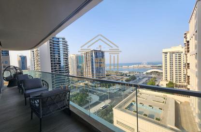 Apartment - 2 - 3 for rent in Lusail Marina Heights - Marina District - Lusail