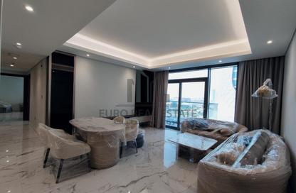 Apartment - 2 Bedrooms - 3 Bathrooms for rent in Lusail Marina Heights - Marina District - Lusail