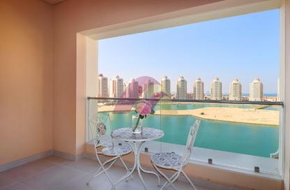 Apartment - 1 Bedroom - 2 Bathrooms for rent in Viva West - Viva Bahriyah - The Pearl Island - Doha Apartment - 1 Bedroom - 2 Bathrooms for rent in Viva West - Viva Bahriyah - The Pearl Island - Doha