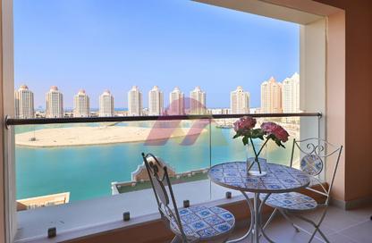 Apartment - 1 Bedroom - 2 Bathrooms for rent in Viva West - Viva Bahriyah - The Pearl Island - Doha