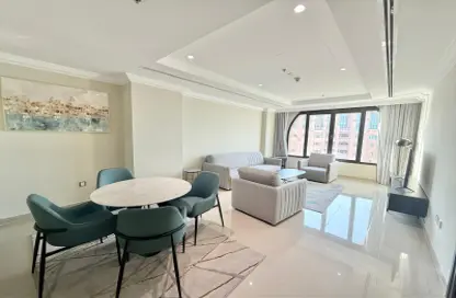 شقة - غرفة نوم - 2 حمامات للايجار في طريق بورتو الشرقي - بورتو أرابيا - جزيرة اللؤلؤة - الدوحة