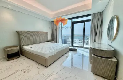 شقة - غرفة نوم - 2 حمامات للايجار في لوسيل ريسيدينس - منطقة المارينا - الوسيل