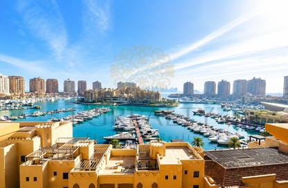 شقة - 1 حمام للايجار في طريق بورتو الغربي - بورتو أرابيا - جزيرة اللؤلؤة - الدوحة