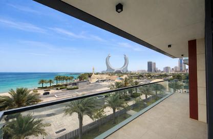 Apartment - 1 Bedroom - 2 Bathrooms for rent in Lusail Marina Heights - Marina District - Lusail