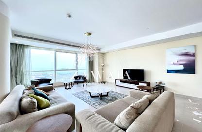 Apartment - 2 Bedrooms - 4 Bathrooms for rent in Lusail Marina Heights - Marina District - Lusail