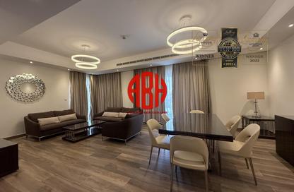 Apartment - 2 Bedrooms - 3 Bathrooms for rent in Lusail Marina Heights - Marina District - Lusail