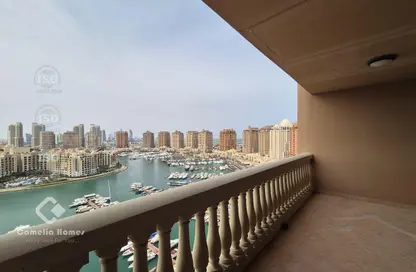 Apartment - 2 Bedrooms - 3 Bathrooms for rent in East Porto Drive - Porto Arabia - The Pearl Island - Doha