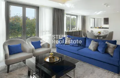 Apartment - 2 Bedrooms - 3 Bathrooms for rent in Abraj Bay - Abraj Quartiers - The Pearl Island - Doha