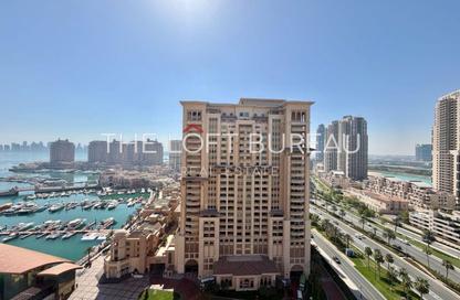 Apartment - 2 Bedrooms - 3 Bathrooms for rent in West Porto Drive - Porto Arabia - The Pearl Island - Doha