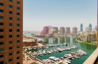 Apartment - 1 Bedroom - 2 Bathrooms for rent in East Porto Drive - Porto Arabia - The Pearl Island - Doha