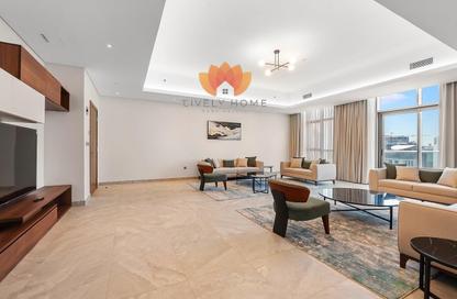 Apartment - 4 Bedrooms - 6 Bathrooms for rent in Lusail Marina Heights - Marina District - Lusail Apartment - 4 Bedrooms - 6 Bathrooms for rent in Lusail Marina Heights - Marina District - Lusail