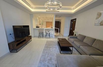Apartment - 1 Bedroom - 2 Bathrooms for rent in Crystal Residence - Gewan Island - The Pearl Island - Doha Apartment - 1 Bedroom - 2 Bathrooms for rent in Crystal Residence - Gewan Island - The Pearl Island - Doha