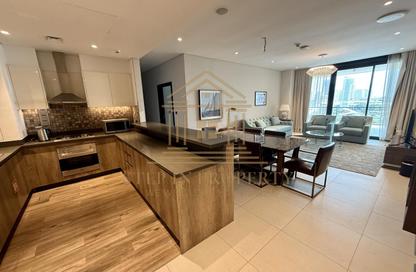 Apartment - 3 - 4 for rent in Lusail Marina Heights - Marina District - Lusail