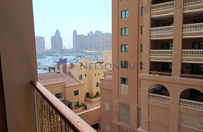 Apartment - 1 Bedroom - 2 Bathrooms for rent in West Porto Drive - Porto Arabia - The Pearl Island - Doha Apartment - 1 Bedroom - 2 Bathrooms for rent in West Porto Drive - Porto Arabia - The Pearl Island - Doha