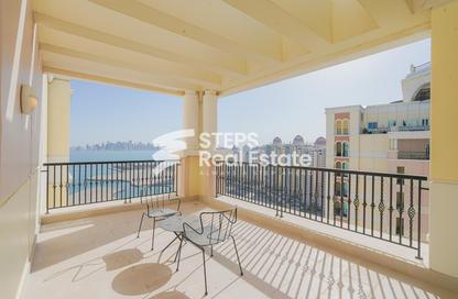 Apartment - 3 Bedrooms - 4 Bathrooms for rent in Viva West - Viva Bahriyah - The Pearl Island - Doha Apartment - 3 Bedrooms - 4 Bathrooms for rent in Viva West - Viva Bahriyah - The Pearl Island - Doha