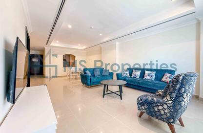 Apartment - 1 Bedroom - 2 Bathrooms for rent in East Porto Drive - Porto Arabia - The Pearl Island - Doha Apartment - 1 Bedroom - 2 Bathrooms for rent in East Porto Drive - Porto Arabia - The Pearl Island - Doha