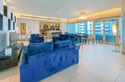 Apartment - 3 Bedrooms - 4 Bathrooms for rent in 44 Tower - West Bay - West Bay - Doha