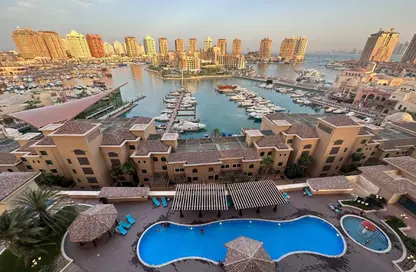 Apartment - 2 Bedrooms - 3 Bathrooms for rent in East Porto Drive - Porto Arabia - The Pearl Island - Doha