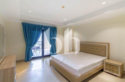 Apartment - 1 Bedroom - 2 Bathrooms for rent in West Porto Drive - Porto Arabia - The Pearl Island - Doha
