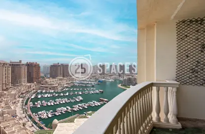 شقة - 4 غرف نوم - 5 حمامات للبيع في طريق بورتو الغربي - بورتو أرابيا - جزيرة اللؤلؤة - الدوحة