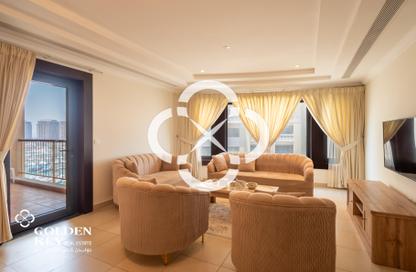 Apartment - 1 Bedroom - 2 Bathrooms for rent in West Porto Drive - Porto Arabia - The Pearl Island - Doha