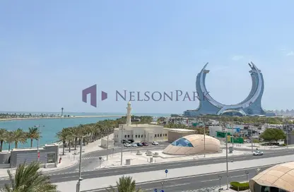 شقة - غرفة نوم - 2 حمامات للايجار في مرتفعات مارينا لوسيل - منطقة المارينا - الوسيل