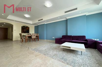 Apartment - 2 Bedrooms - 3 Bathrooms for rent in West Porto Drive - Porto Arabia - The Pearl Island - Doha