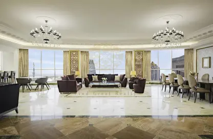 شقق فندقية - 5 غرف نوم - 5 حمامات للايجار في برج وست باي - الخليج الجنوبي - الخليج الغربي - الدوحة