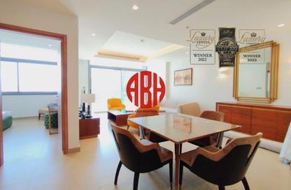 Apartment - 1 Bedroom - 2 Bathrooms for rent in Lusail Marina Heights - Marina District - Lusail